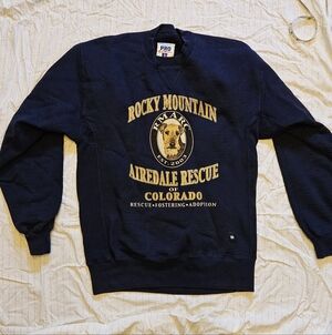Navy Vintage Men's Sweatshirt